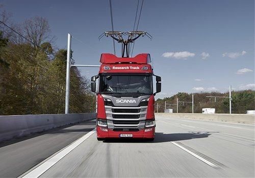Link-pantograaf-truck