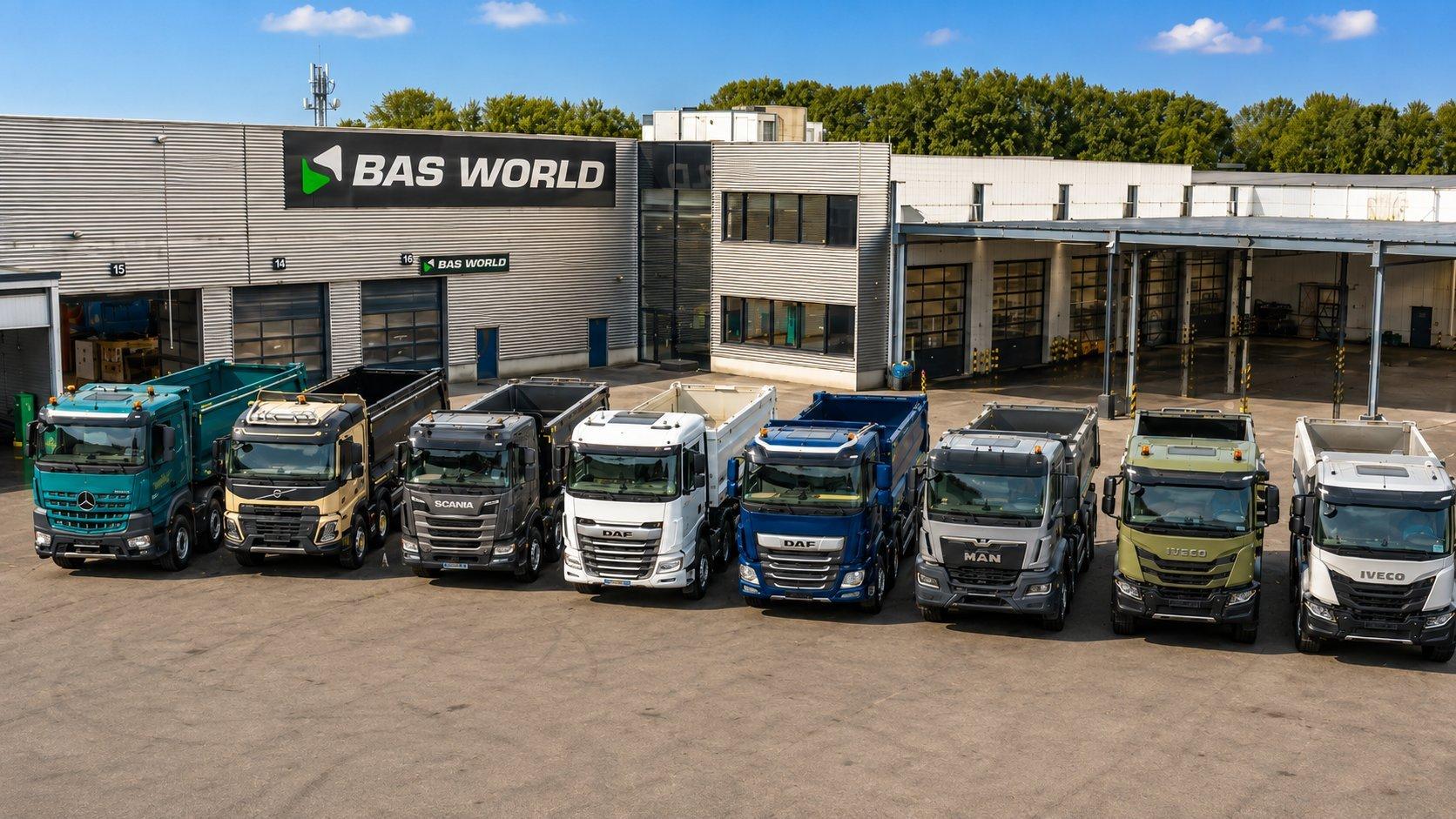 BAS World: vrachtwagens, bedrijfswagens, bouwmachines & opleggers